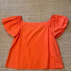Alice and Olivia off the shoulder top